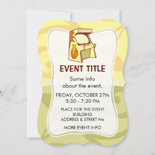Arcade Machine Invitation