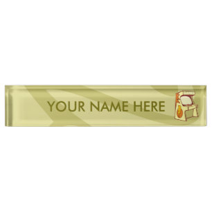 Arcade machine nameplate