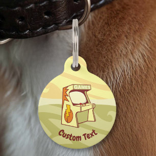 Arcade machine pet tag