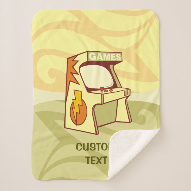 Arcade machine sherpa blanket (Front)