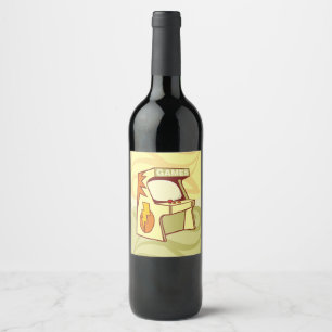 Arcade machine wine label