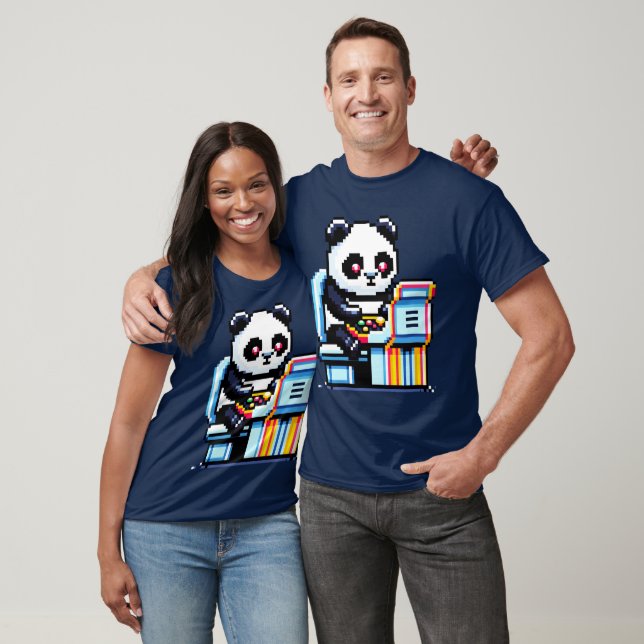 Arcade Panda Gamer T-Shirt (Unisex)