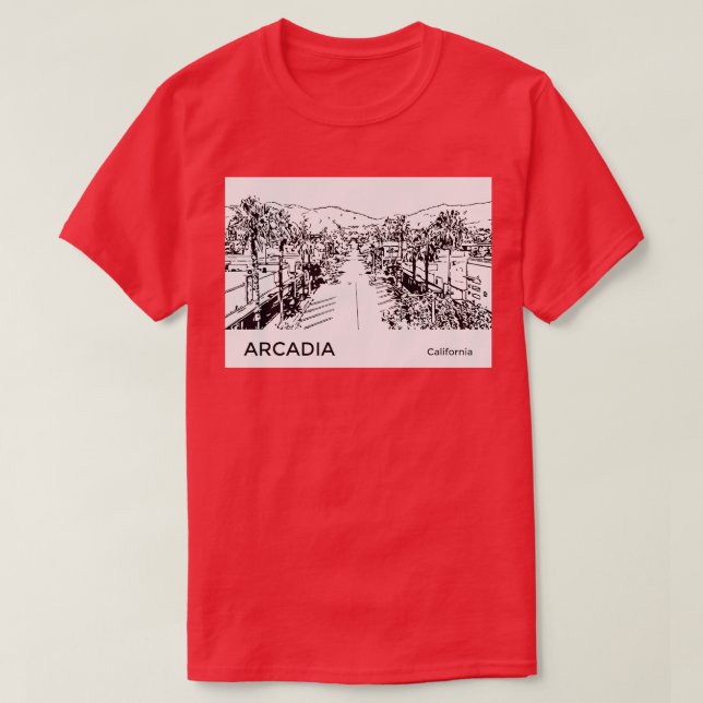Arcadia California TShirt (Design Front)
