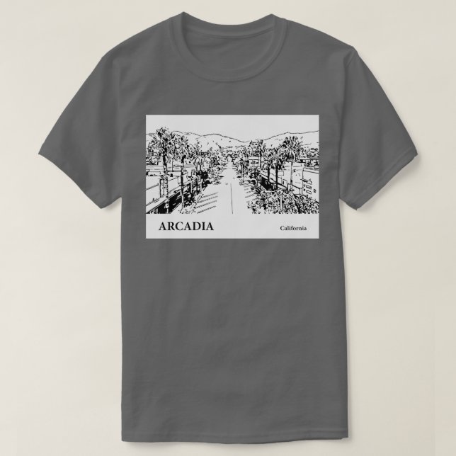 Arcadia California TShirt 2 (Design Front)