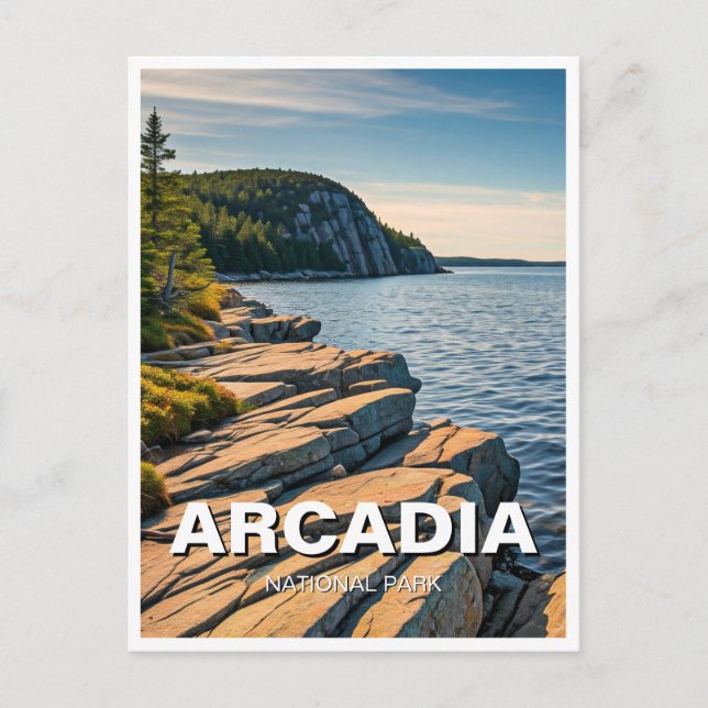 Arcadia National Park Postcard (Front)