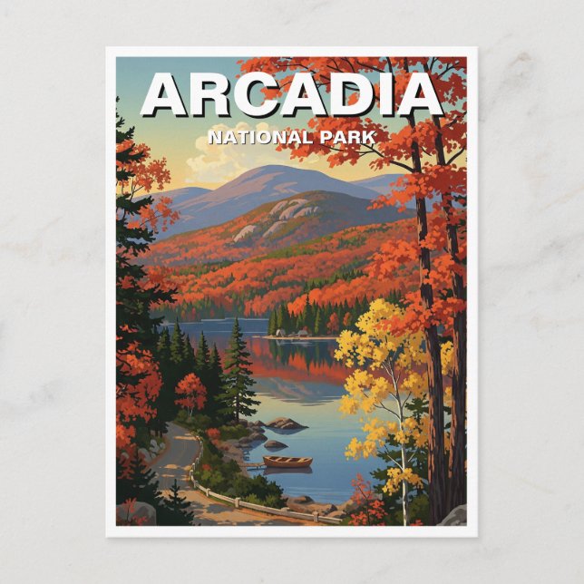 Arcadia National Park Postcard (Front)