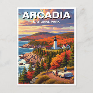 Arcadia National Park Postcard