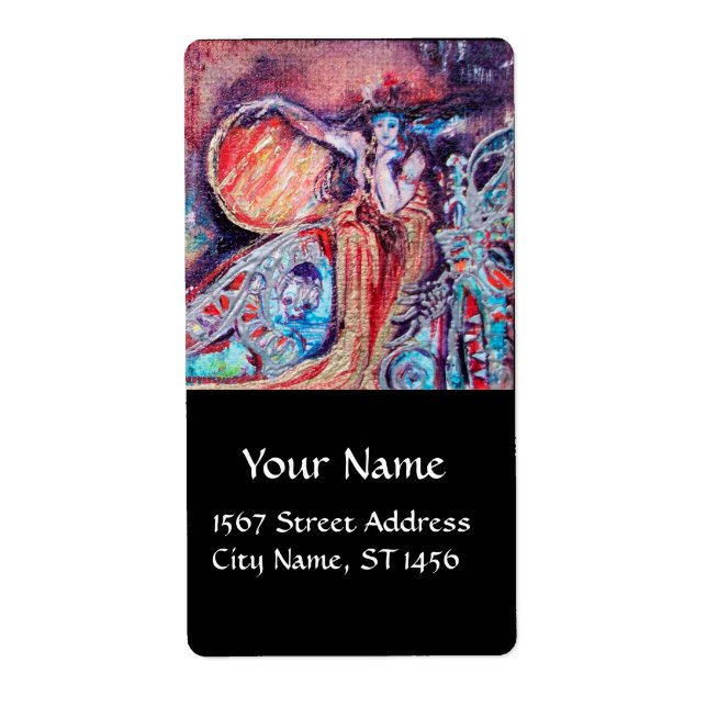 ARCADIA , Red Pink Blue Black Gold (Front)