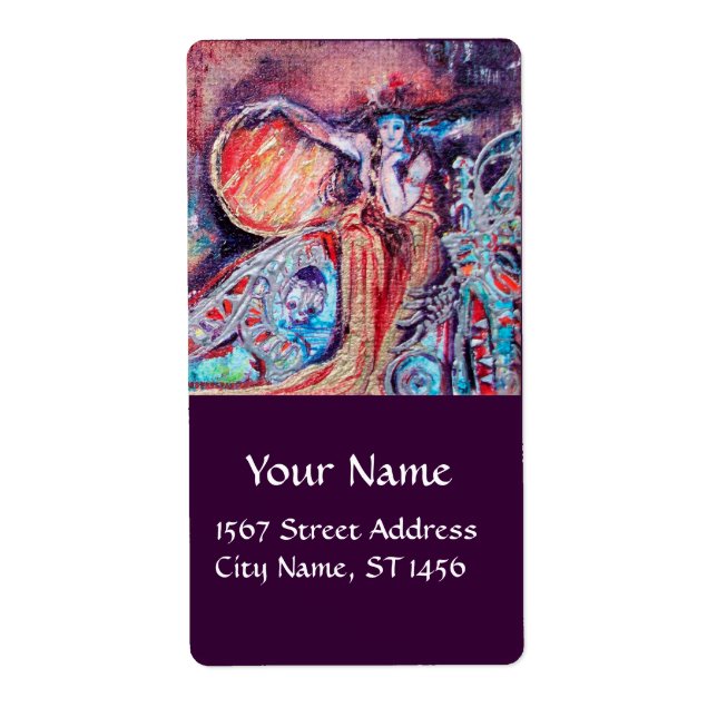 ARCADIA , Red Pink Blue Purple Gold (Front)