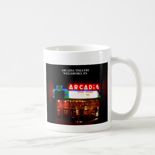 ARCADIA THEATER - WELLSBORO, PENNSYLVANIA COFFEE MUG (Right)