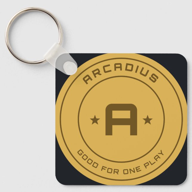 Arcadius Arcade Token Keychain (Front)