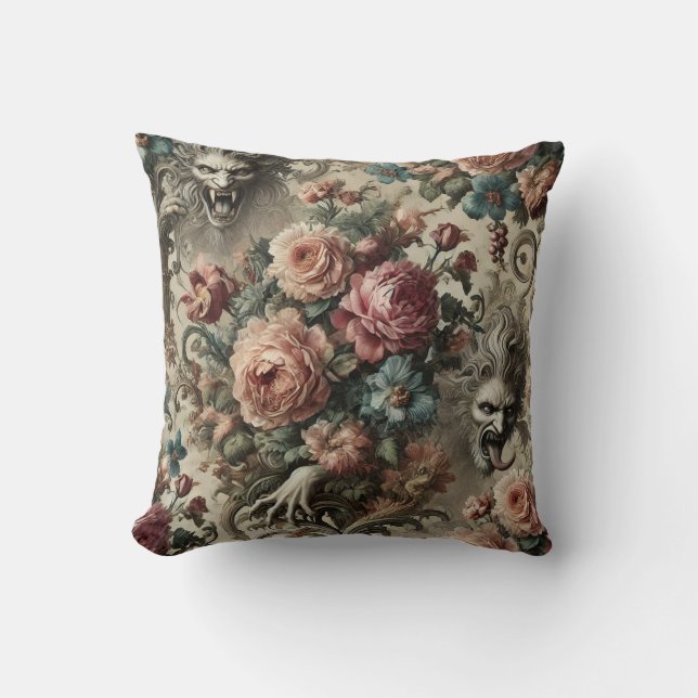 🩸 Arcane Altars – Gothic Victorian Cushion (Front)