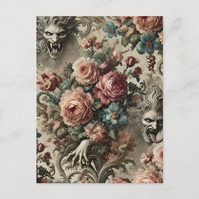 🩸 Arcane Altars – Gothic Victorian Holiday Postcard (Front)