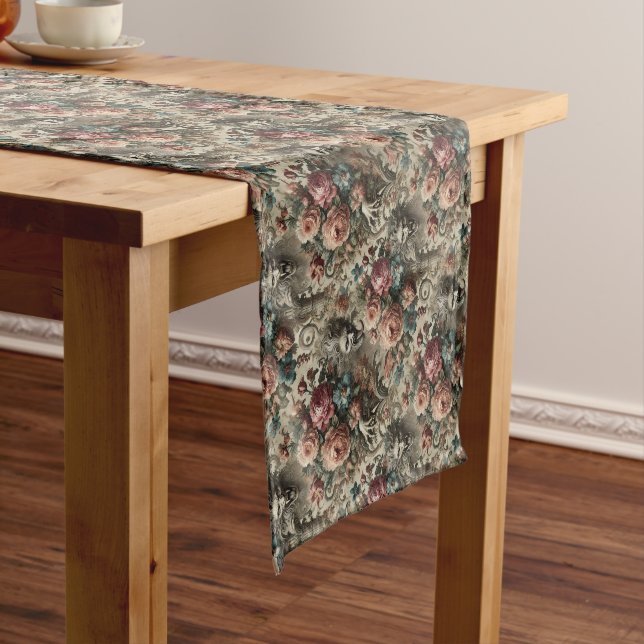 🩸 Arcane Altars – Gothic Victorian Short Table Runner (In Situ)