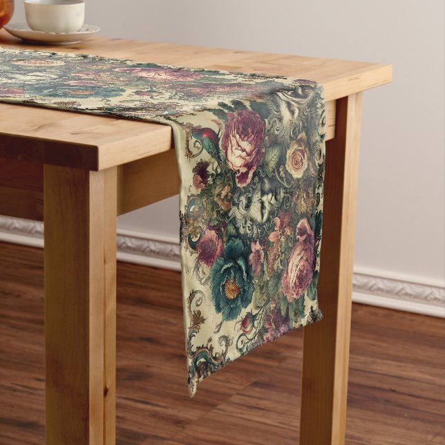 Arcane Atelier – Gothic Baroque  Short Table Runner (In Situ)