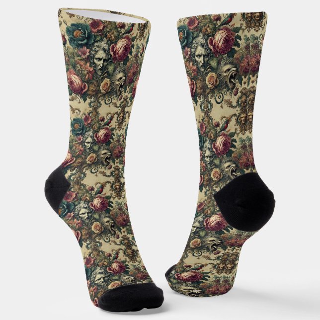 Arcane Atelier – Gothic Victorian  Socks (Angled)