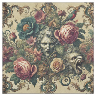 Arcane Atelier – Gothic Victorian Statement Tile Fabric