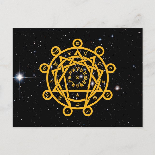 Arcane Enneagram Postcard (Front)