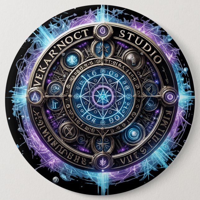 Arcane Magic Logo Button (Front)