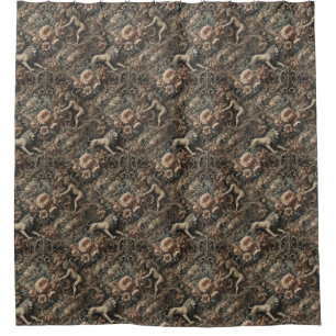 Arcane Majesty – Gothic Baroque Design Shower Curtain