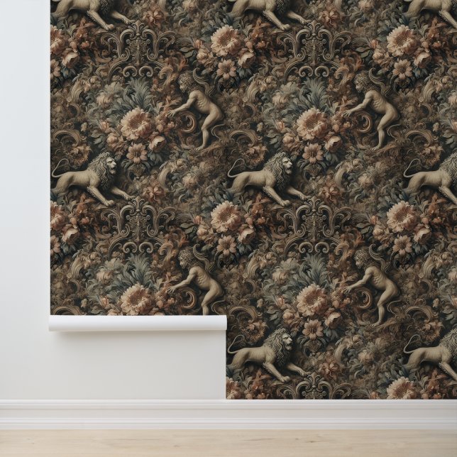 Arcane Majesty – Gothic Baroque Design Wallpaper (Application)