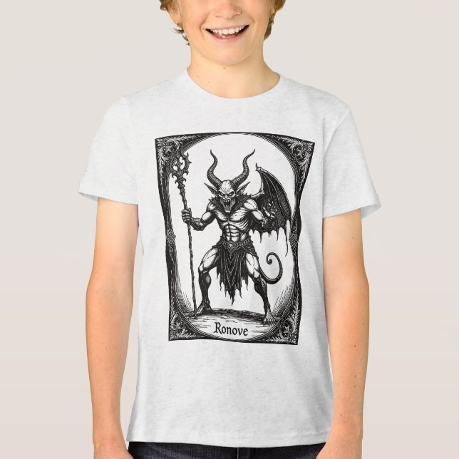 Arcane Majesty Ronove Unleashed Tri-Blend Shirt (Front)