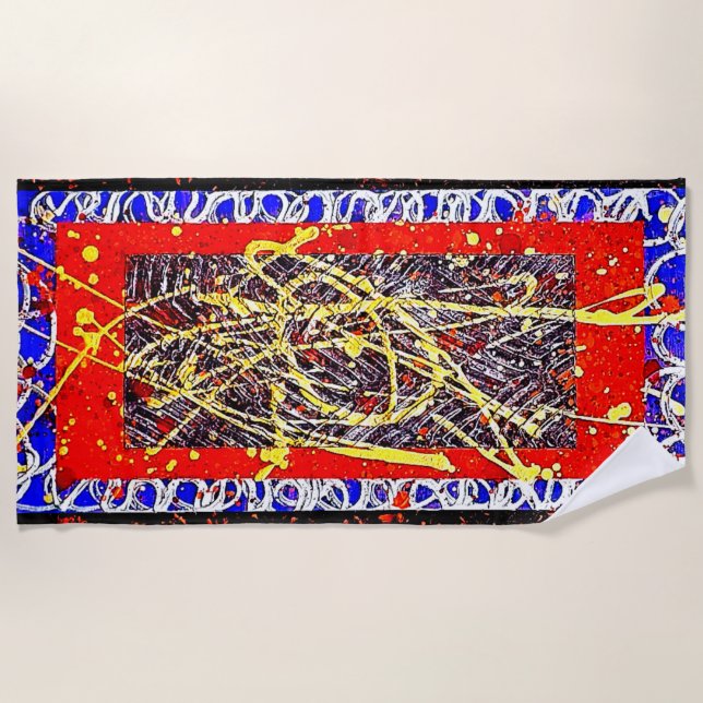 ARCANE OF Christèle Chabrette Beach Towel (Front)