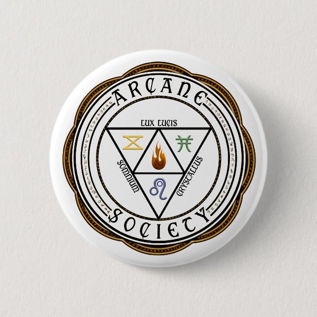 Arcane Society Button (Front)