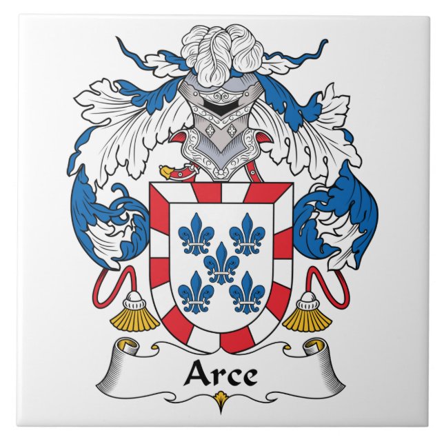 Arce Family Crest Tile (Front)