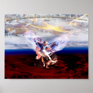 Arch Angel Michael Conquers Poster