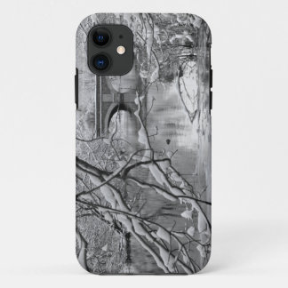 Arch Bridge over Frozen River in Winter iPhone 11 Case