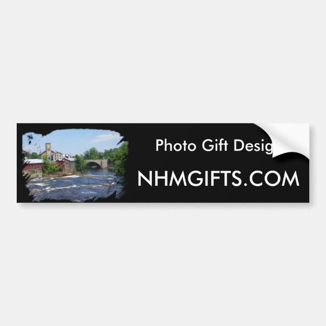 Arch Bridge , Photo Gift Designs, NHMGI... Bumper Sticker (Front)