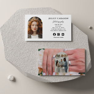  Arch Calligraphy Script Photography Business Card