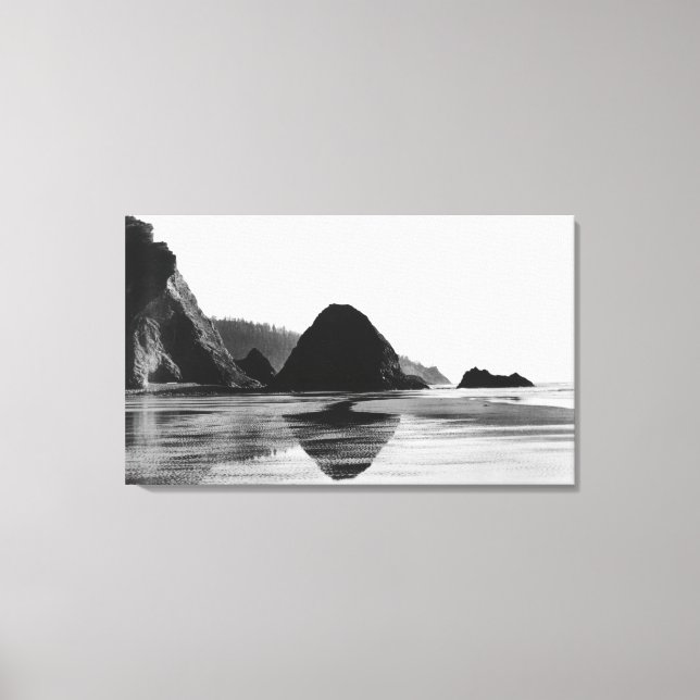 Arch Cape near Cannon Beach, Oregon Photograph Canvas Print (Front)