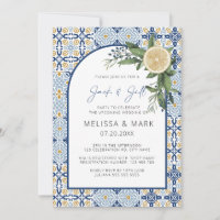 Arch Citrus Lemon Amalfi Jack & Jill Couple Shower
