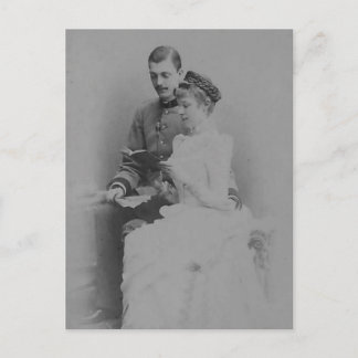 Arch Duchess Marie-Valerie of Austria with spouse Postcard