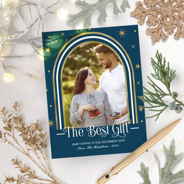  Arch Frame Christmas Pregnancy Announcement (Creator Uploaded)