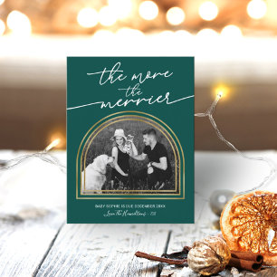 Arch Frame Christmas Pregnancy Announcement