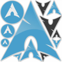 Arch icon stickers - 12ct