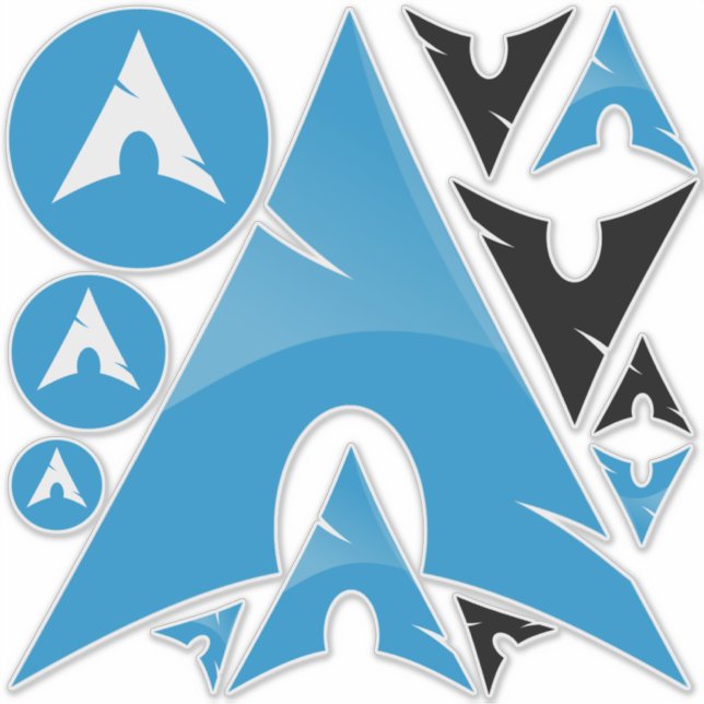 Arch icon stickers - 12ct (Front)