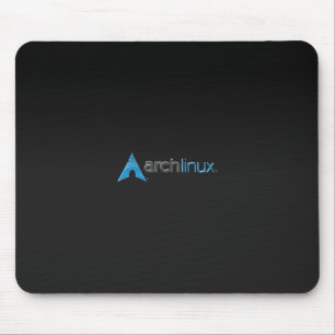 Arch Linux black Mouse Mat