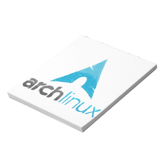 Arch Linux Logo Notepad (Rotated)