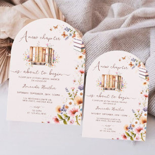 Arch New Chapter Begins Bridal Shower  Invitation