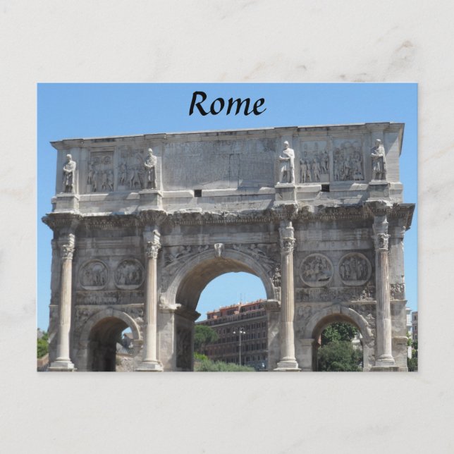 Arch of Constantine, Rome Postcard (Front)