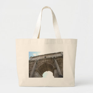 Arch of Titus Large Tote Bag