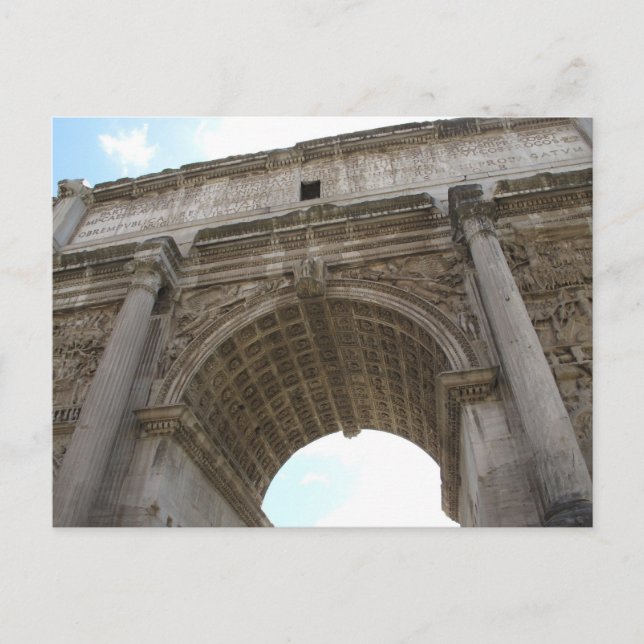 Arch of Titus Postcard (Front)