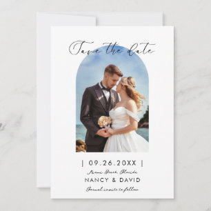 Arch Photo Beach Wedding Save The Date