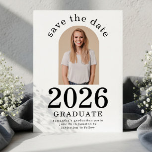 Arch Photo Graduate 2026 Graduation Party Save The Date