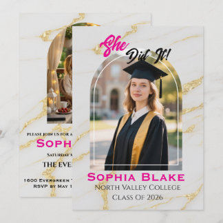 Arch Photo Graduation 2026 TRENDS  Invitation