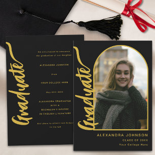 Arch Photo Graduation  Announcement